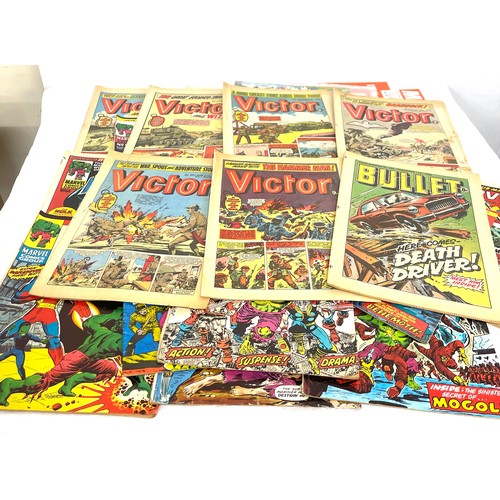 139 - Quantity of comics to include Hulk, Victor, Warlock, Bullet etc