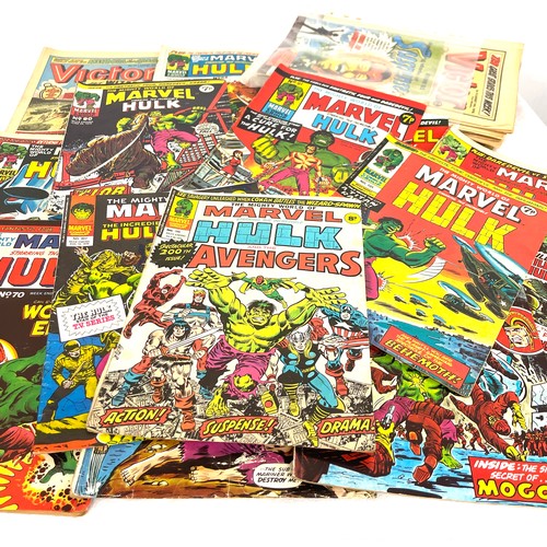 139 - Quantity of comics to include Hulk, Victor, Warlock, Bullet etc