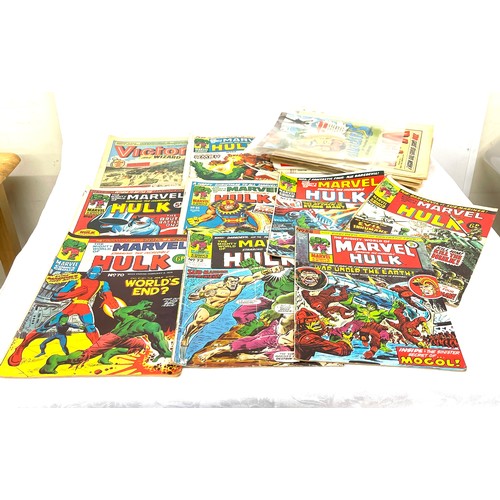 139 - Quantity of comics to include Hulk, Victor, Warlock, Bullet etc