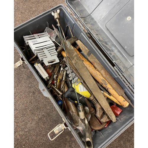 324 - 2 plastic tool boxes with contents