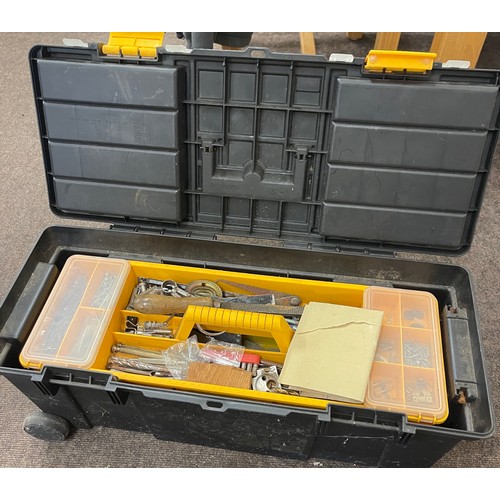 324 - 2 plastic tool boxes with contents