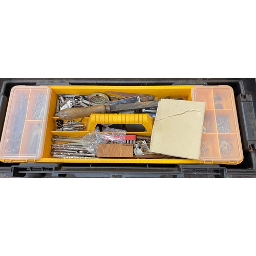 324 - 2 plastic tool boxes with contents