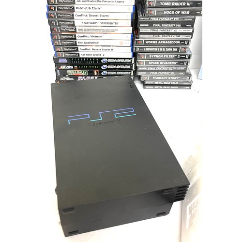 270 - Playstation 1 and 2 Dual shock consoles with games, both untested