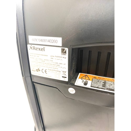 312 - Rexel paper shredder, model  60X,  working order