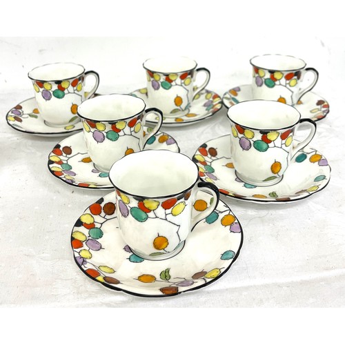 239 - 6 Piece Foley tea set all in good overall condition