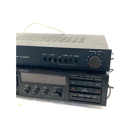 350 - Akai tape deck, Rotel amp, bot untested