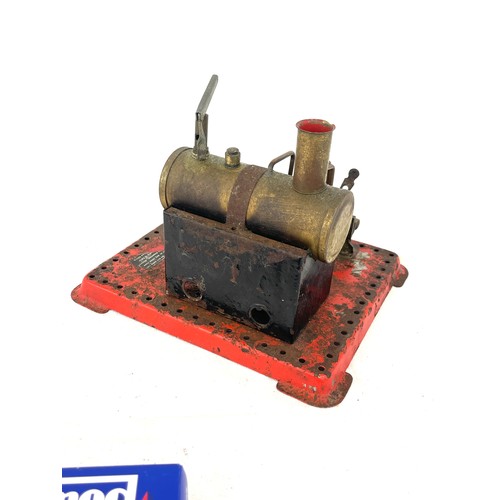 394 - Mamod Engine, together with 2 boxes of wax solid fuel tablets