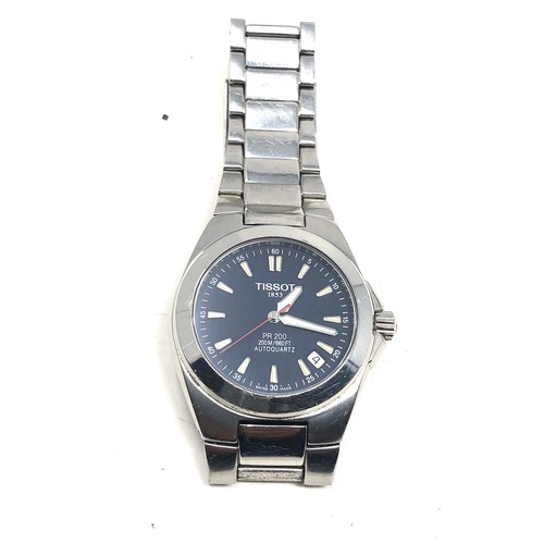 Gents tissot 1853 pr 200 autoquartz wristwatch not ticking