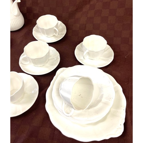 410 - Royal Crown Derby part tea service, good overall condition