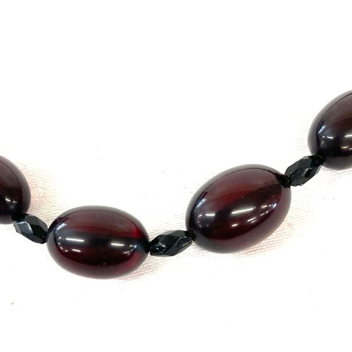 538 - Ladies Cherry bakelite style necklace, approximate weight 35g