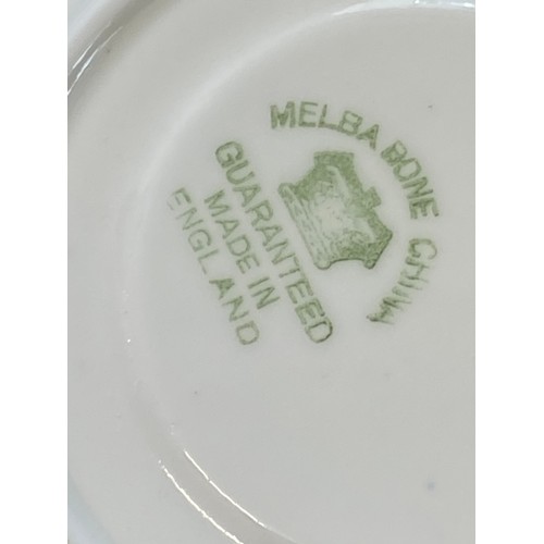 452 - 2 vintage part tea services by Melba bone china