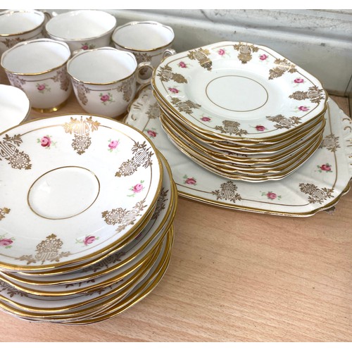 452 - 2 vintage part tea services by Melba bone china