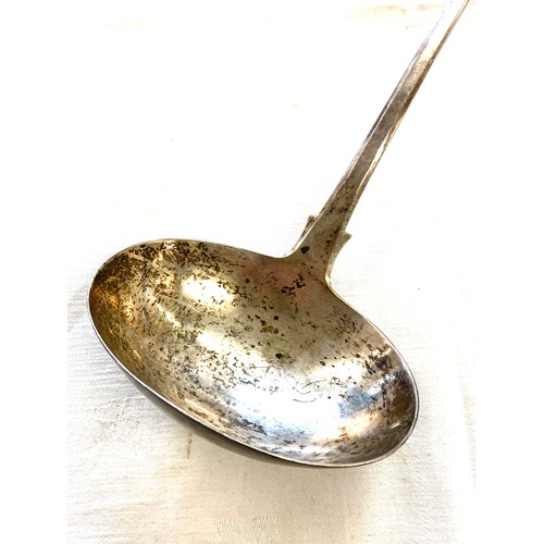 559 - Hallmarked London Silver ladle, markers mark RR, approximate weight 191g