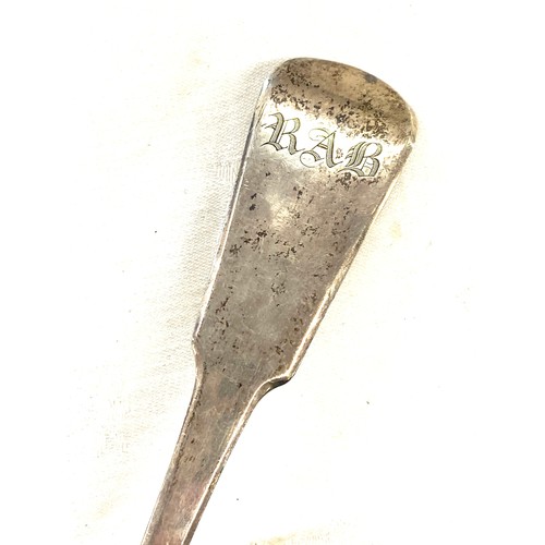 559 - Hallmarked London Silver ladle, markers mark RR, approximate weight 191g