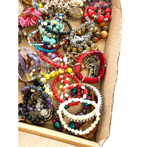 574 - Large selection of ladies costume bracelets / bangles