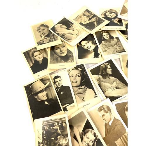 121 - Large selection of vintage movie star postcards to include Evelyn Holt,  Lee Parry, Billy Dove etc