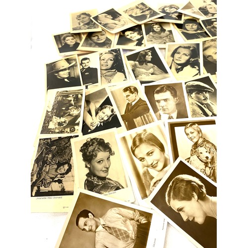 121 - Large selection of vintage movie star postcards to include Evelyn Holt,  Lee Parry, Billy Dove etc