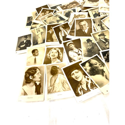 121 - Large selection of vintage movie star postcards to include Evelyn Holt,  Lee Parry, Billy Dove etc