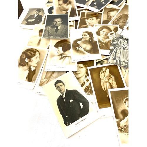 121 - Large selection of vintage movie star postcards to include Evelyn Holt,  Lee Parry, Billy Dove etc