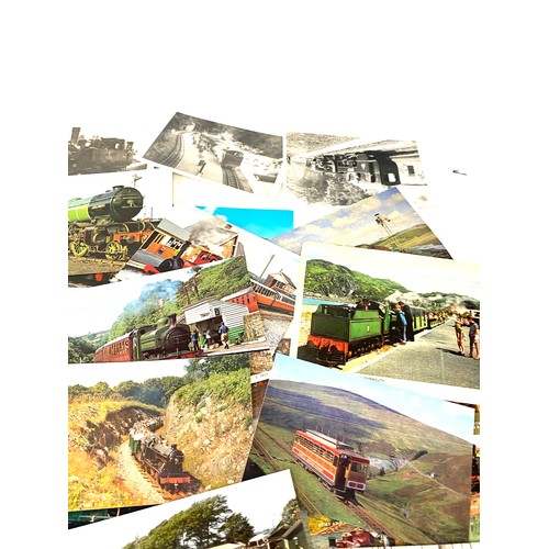 136 - Selection of vintage and later train postcards