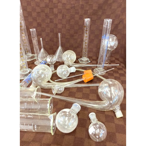 249 - Selection glass test tube / scientific equipment etc