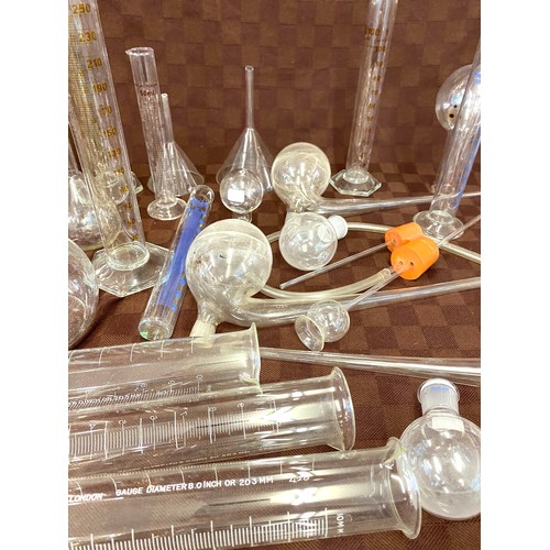 249 - Selection glass test tube / scientific equipment etc