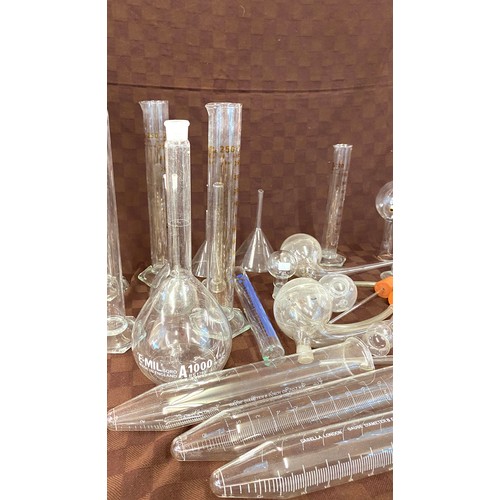 249 - Selection glass test tube / scientific equipment etc