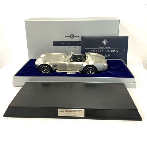 150 - Franklin Mint limited edition Shelby Cobra car 427 S/C 1:12 scale