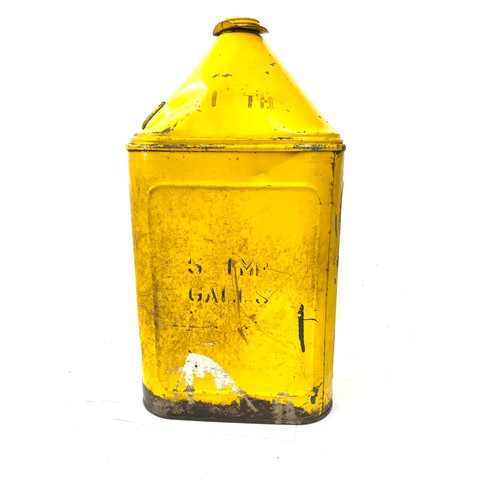 252 - Antique Golden film Supreme oil can automobilia, approximate height 20 inches, width 10 inches