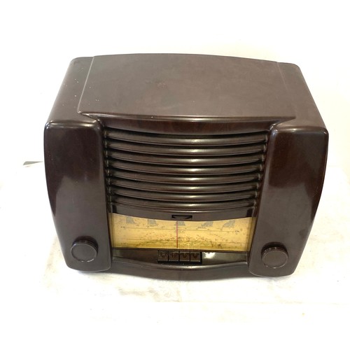 346 - Vintage GEC bakelite radio