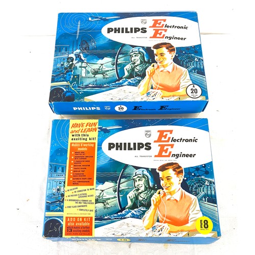 201 - Vintage boxed Philips Electronic Engineer EE8 and A20 kits