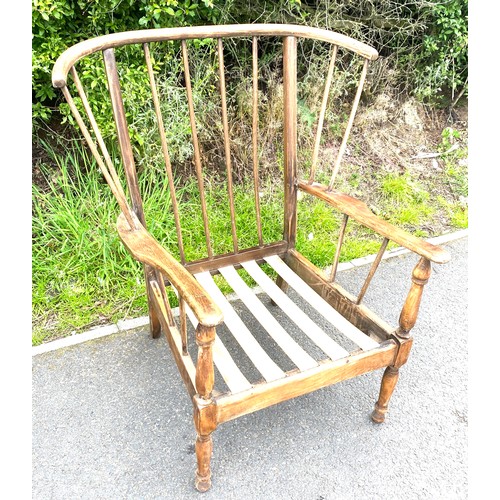 423 - Ercol style easy chair, with no cushions