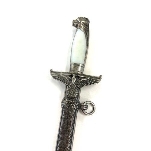 518 - Nazi German dagger with scabbard, Holler.erlin to blade, reproduction