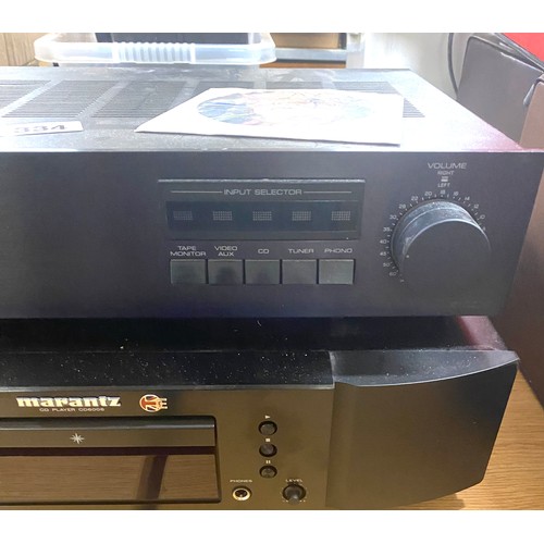 334 - Yamaha stereo Amplifier a320 and a Marantz cd player