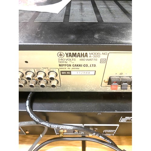 334 - Yamaha stereo Amplifier a320 and a Marantz cd player