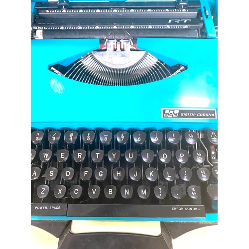 288 - Cased smiths corona typewriter