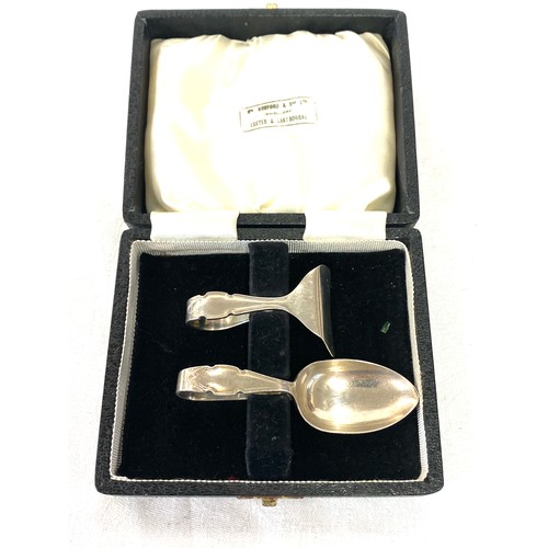 582A - Silver 1965 christening set