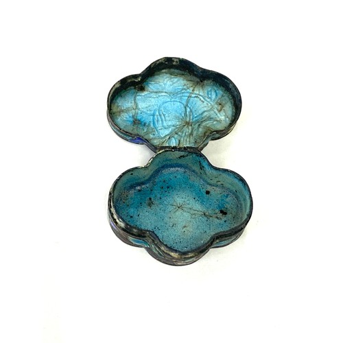 543 - Middle Eastern enamel pill box