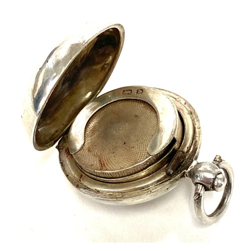 565 - Hallmarked silver sovereign case, approximate weight 16g