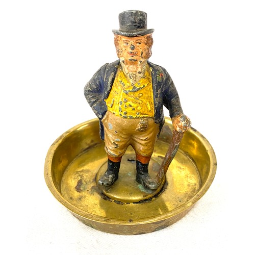 550 - Cold painted John Bull figure, approximate height: 4 inches