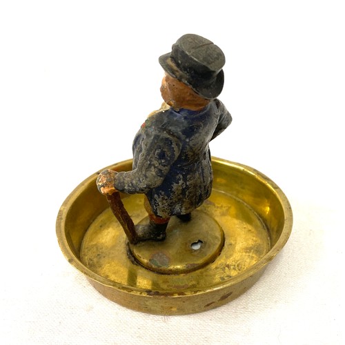 550 - Cold painted John Bull figure, approximate height: 4 inches