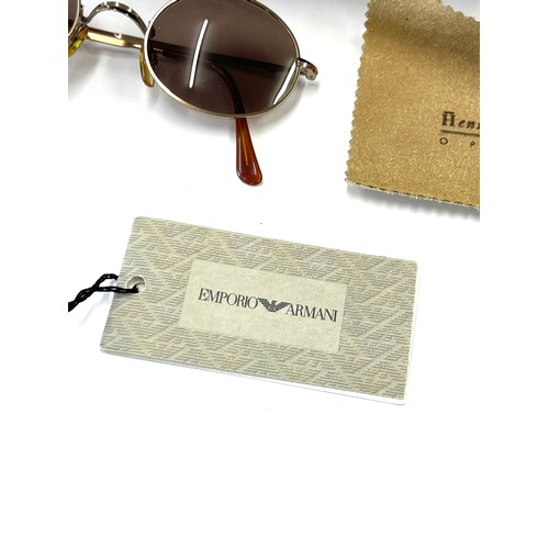 537 - Emporio Armani vintage sunglasses, a pair of DKNY vintage sunglasses and a pair of Ralph Lauren glas... 