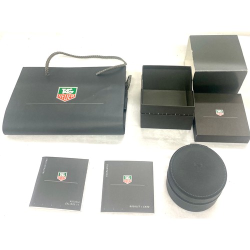 Genuine original Tag Heuer Swiss watch box case complete with