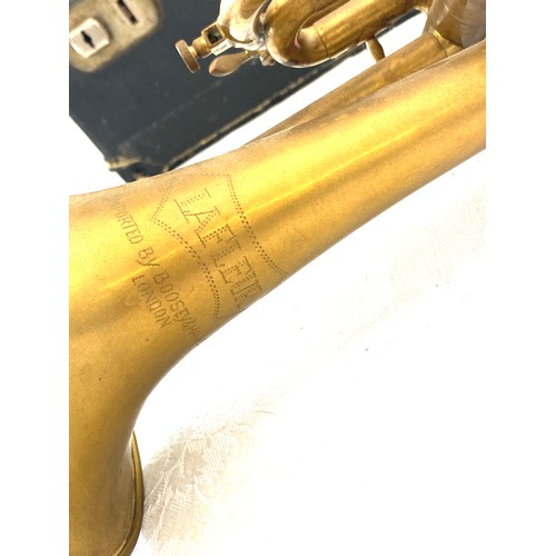 14 - Cased La fleur trumpet
