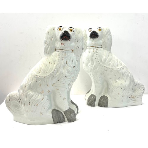 101 - Pair Staffordshire dogs