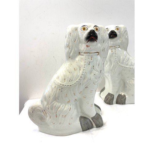 101 - Pair Staffordshire dogs