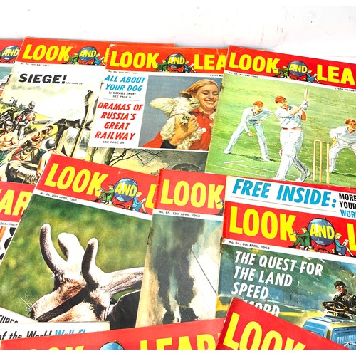 203 - Large selection of approximately 157 vintage issues of Look and Learn magazines