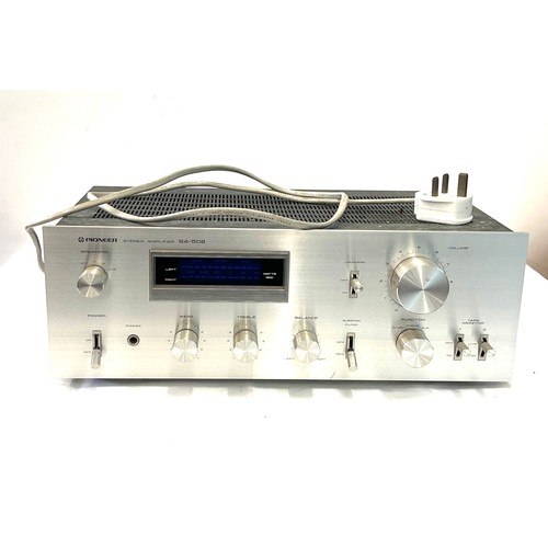 363 - Pioneer SA-508 stereo integrated amplifier in Silver/Black , untested