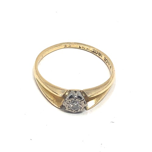 54 - 18ct Gold Diamond  Ring (2.5g)