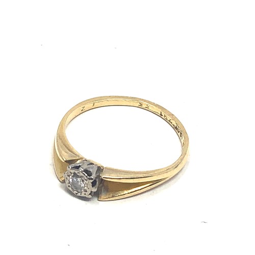 54 - 18ct Gold Diamond  Ring (2.5g)